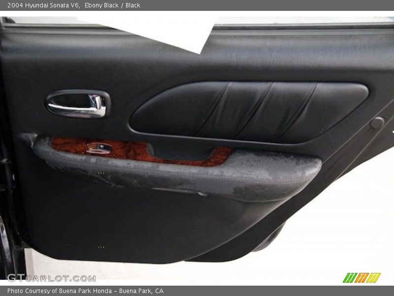Ebony Black / Black 2004 Hyundai Sonata V6