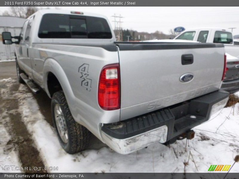 Ingot Silver Metallic / Steel 2011 Ford F350 Super Duty XLT Crew Cab 4x4