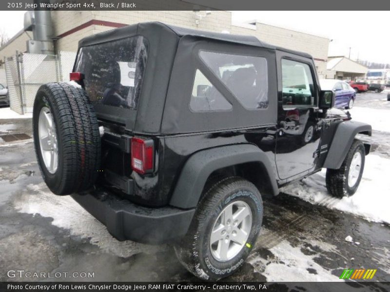 Black / Black 2015 Jeep Wrangler Sport 4x4