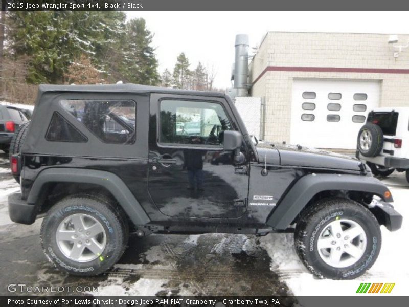 Black / Black 2015 Jeep Wrangler Sport 4x4