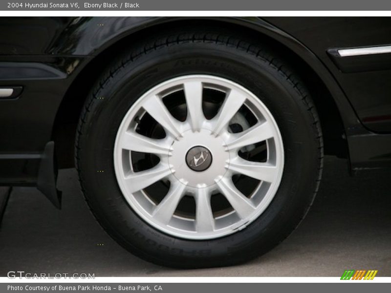 Ebony Black / Black 2004 Hyundai Sonata V6