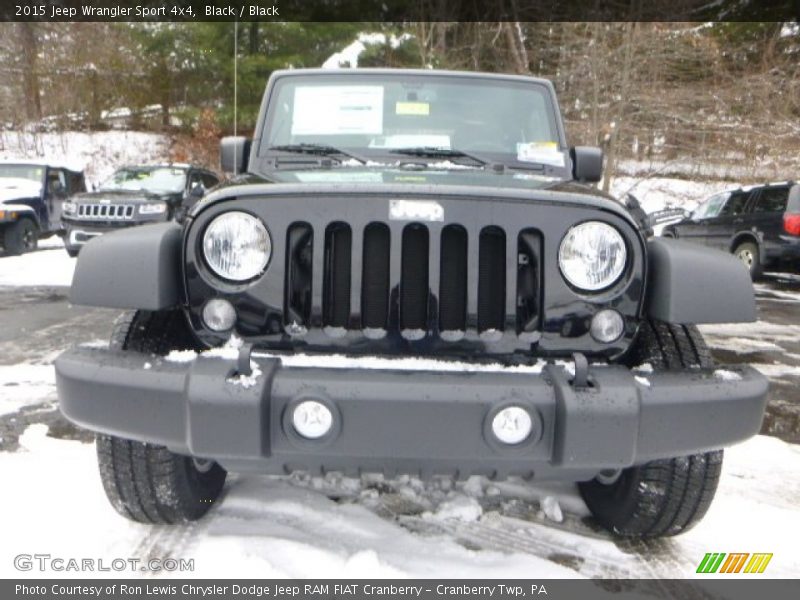 Black / Black 2015 Jeep Wrangler Sport 4x4