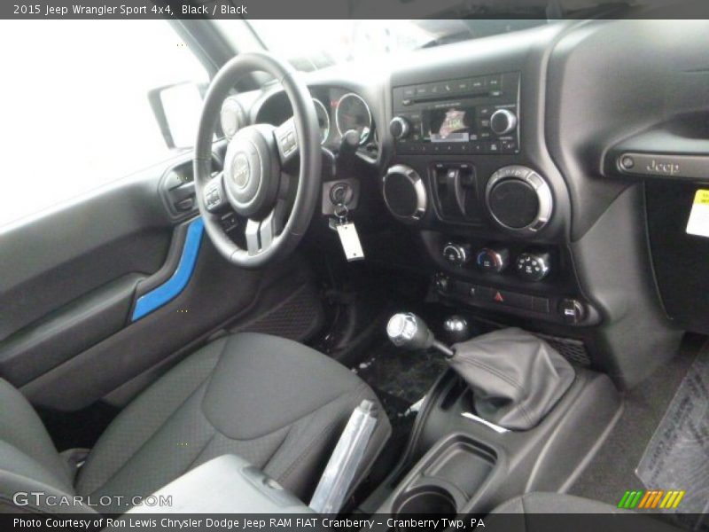 Black / Black 2015 Jeep Wrangler Sport 4x4