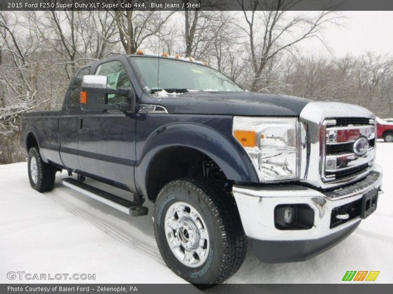Blue Jeans / Steel 2015 Ford F250 Super Duty XLT Super Cab 4x4