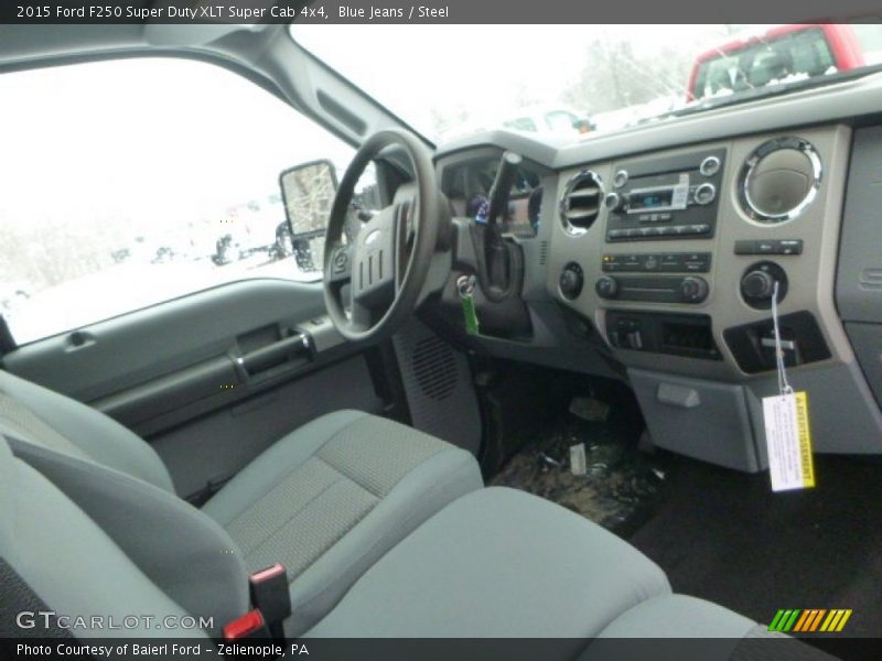 Blue Jeans / Steel 2015 Ford F250 Super Duty XLT Super Cab 4x4