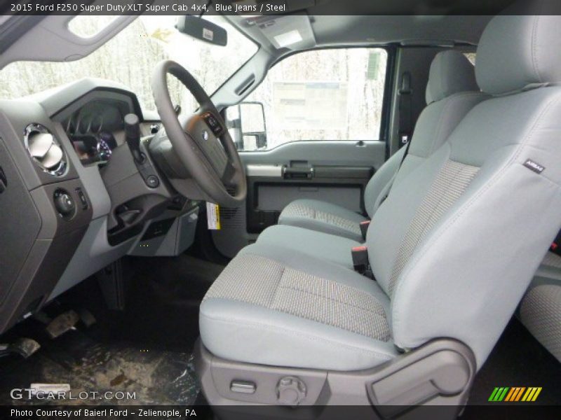 Blue Jeans / Steel 2015 Ford F250 Super Duty XLT Super Cab 4x4