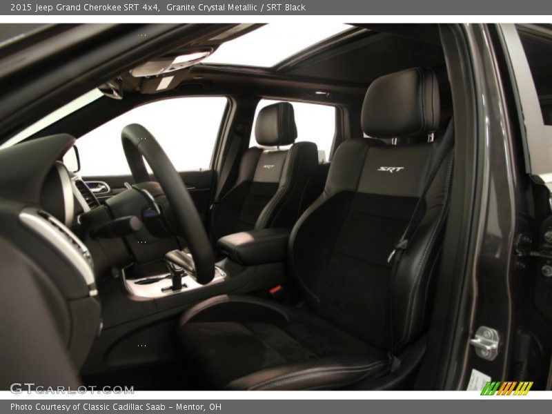 Front Seat of 2015 Grand Cherokee SRT 4x4