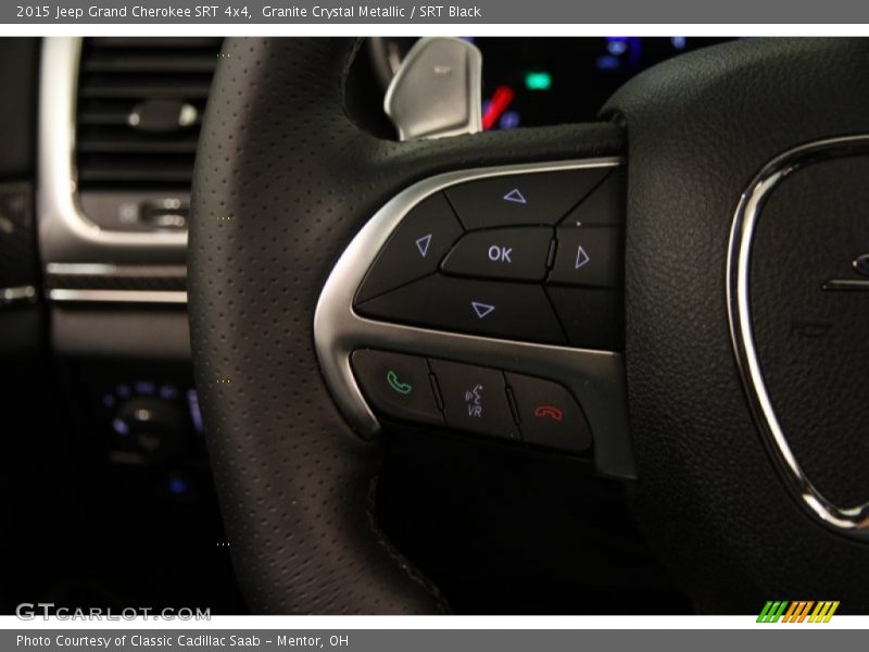 Controls of 2015 Grand Cherokee SRT 4x4