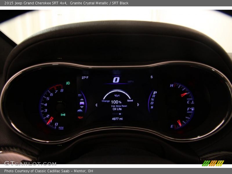  2015 Grand Cherokee SRT 4x4 SRT 4x4 Gauges