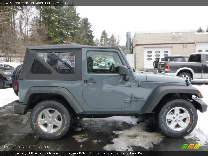 Anvil / Black 2015 Jeep Wrangler Sport 4x4