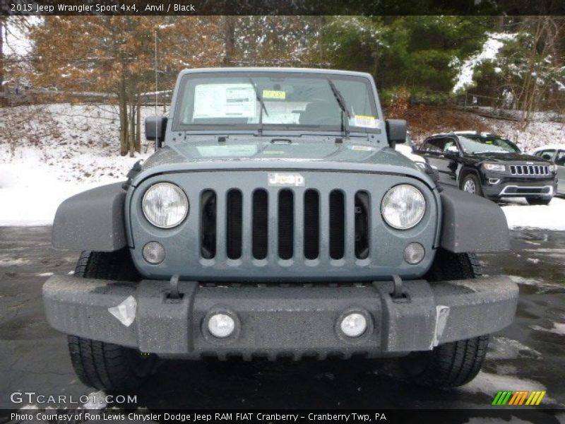 Anvil / Black 2015 Jeep Wrangler Sport 4x4