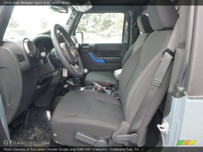 Anvil / Black 2015 Jeep Wrangler Sport 4x4