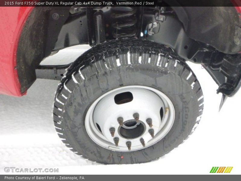  2015 F350 Super Duty XL Regular Cab 4x4 Dump Truck Wheel