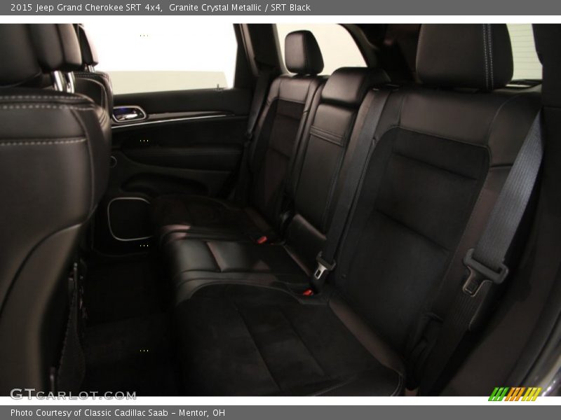 Rear Seat of 2015 Grand Cherokee SRT 4x4