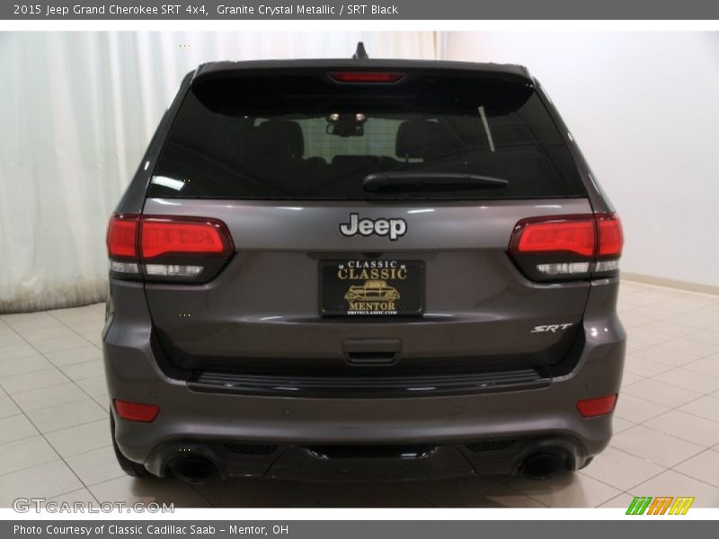 Granite Crystal Metallic / SRT Black 2015 Jeep Grand Cherokee SRT 4x4