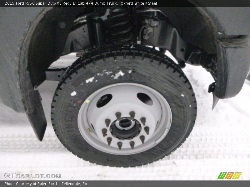  2015 F550 Super Duty XL Regular Cab 4x4 Dump Truck Wheel