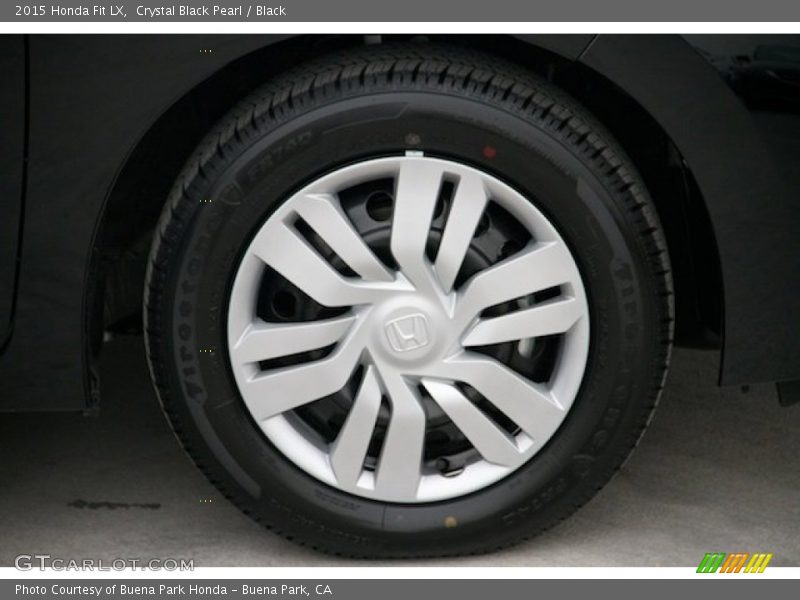 Crystal Black Pearl / Black 2015 Honda Fit LX