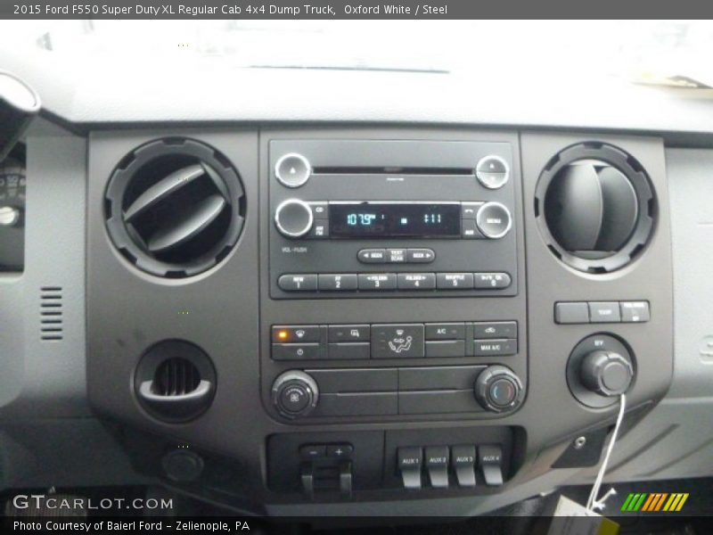 Controls of 2015 F550 Super Duty XL Regular Cab 4x4 Dump Truck