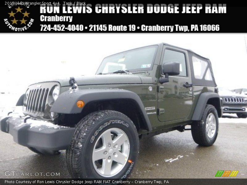 Tank / Black 2015 Jeep Wrangler Sport 4x4