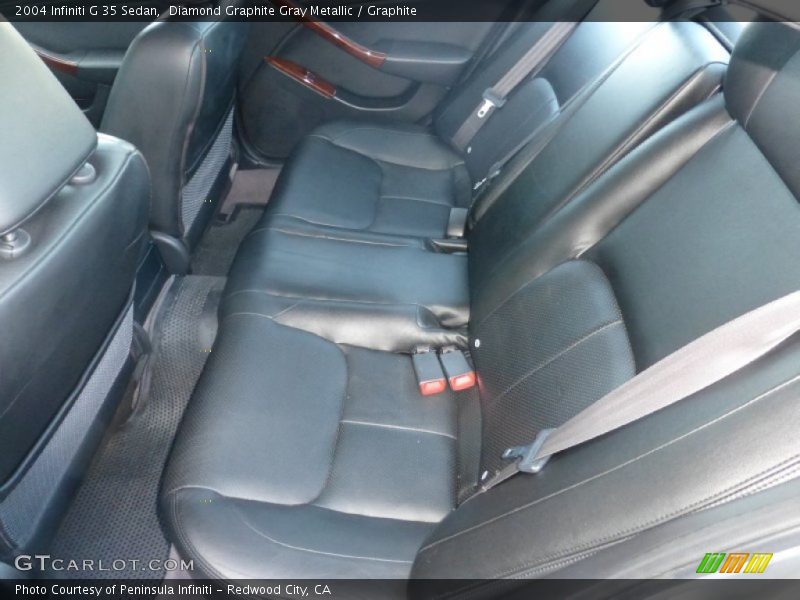 Diamond Graphite Gray Metallic / Graphite 2004 Infiniti G 35 Sedan