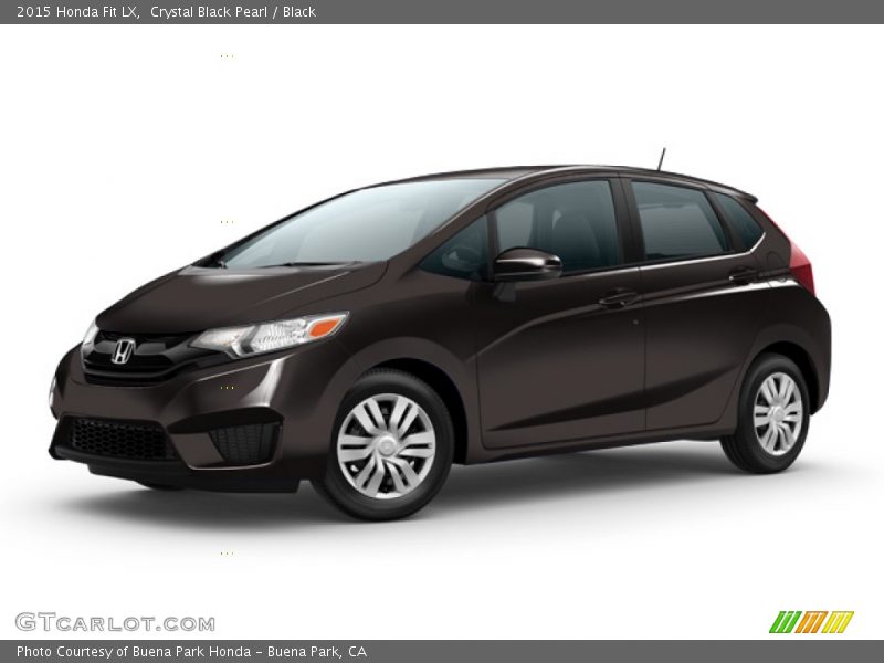 Crystal Black Pearl / Black 2015 Honda Fit LX