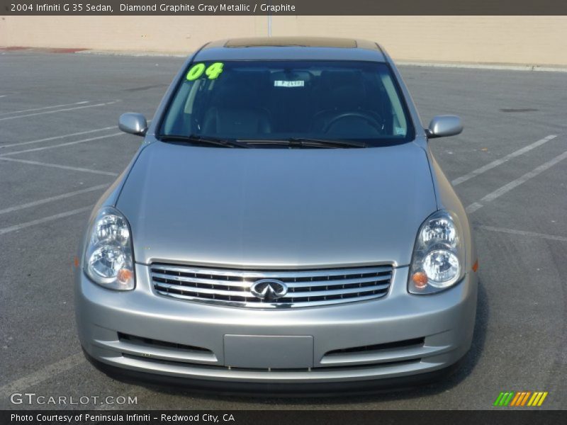 Diamond Graphite Gray Metallic / Graphite 2004 Infiniti G 35 Sedan