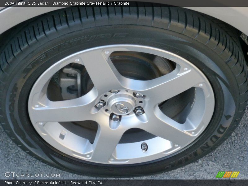 Diamond Graphite Gray Metallic / Graphite 2004 Infiniti G 35 Sedan