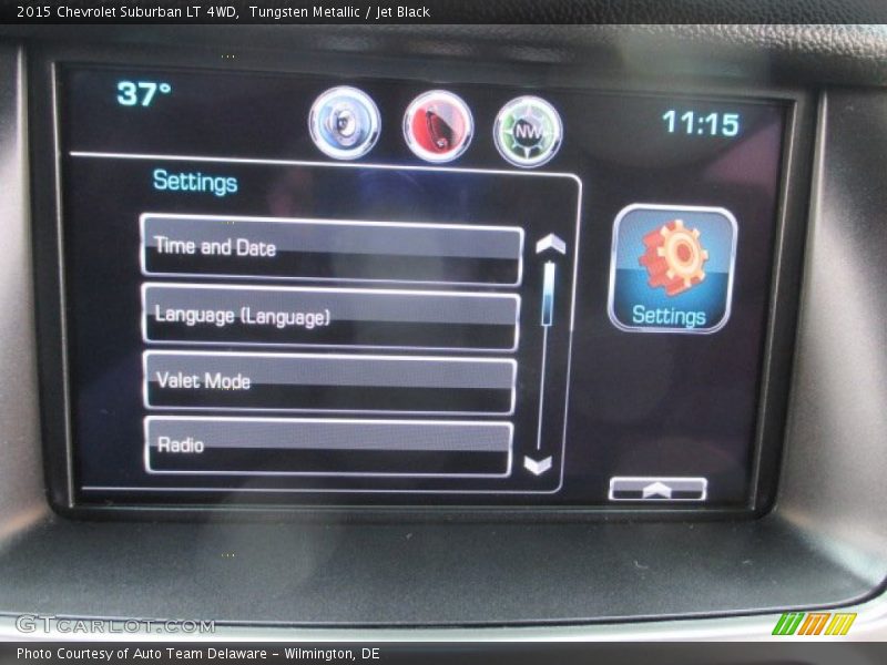 Tungsten Metallic / Jet Black 2015 Chevrolet Suburban LT 4WD