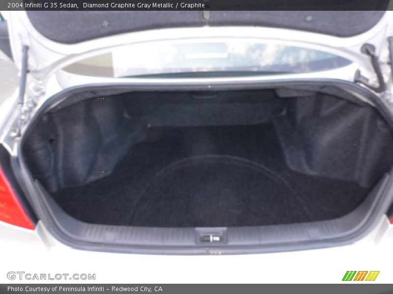 Diamond Graphite Gray Metallic / Graphite 2004 Infiniti G 35 Sedan