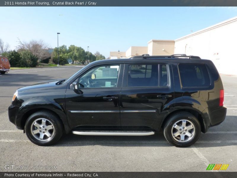 Crystal Black Pearl / Gray 2011 Honda Pilot Touring