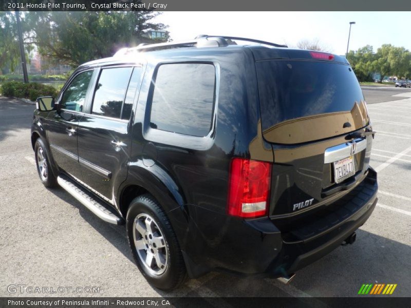 Crystal Black Pearl / Gray 2011 Honda Pilot Touring