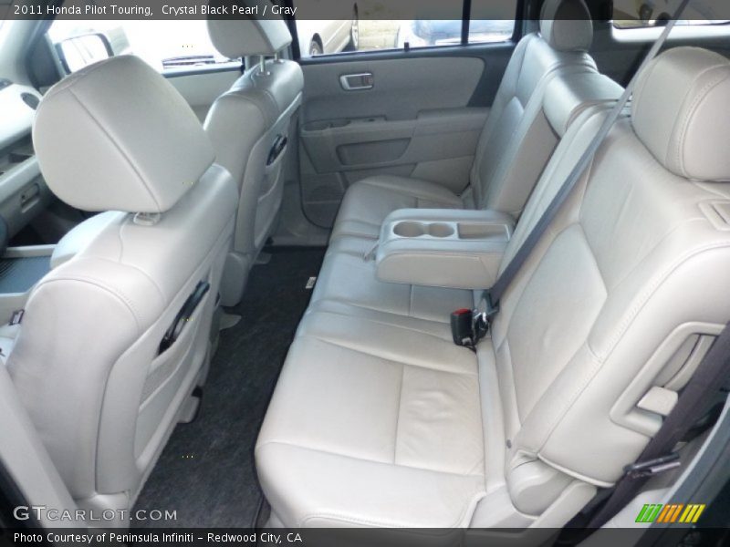 Crystal Black Pearl / Gray 2011 Honda Pilot Touring