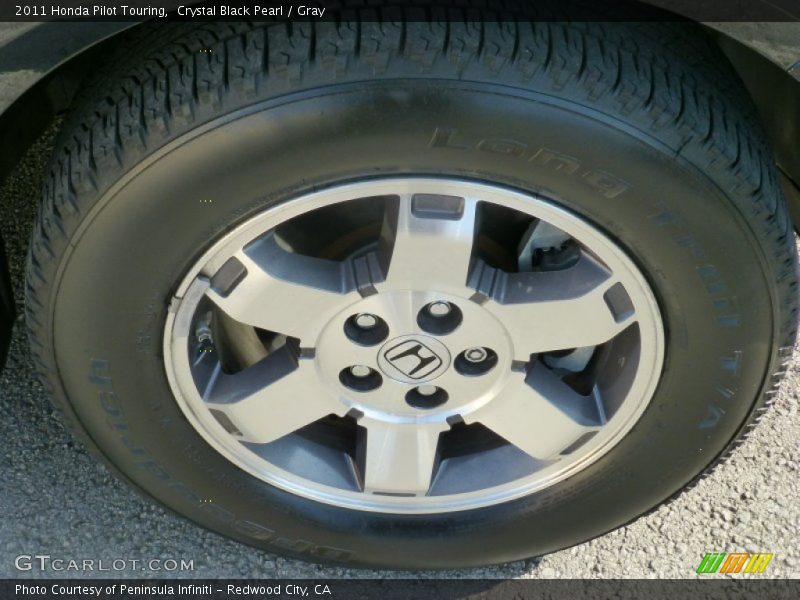 Crystal Black Pearl / Gray 2011 Honda Pilot Touring