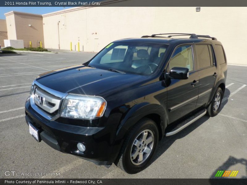 Crystal Black Pearl / Gray 2011 Honda Pilot Touring