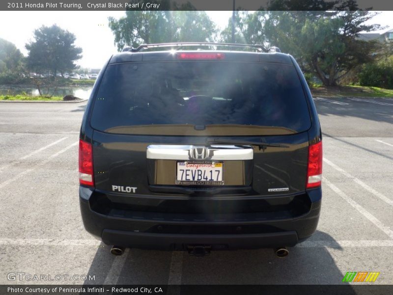 Crystal Black Pearl / Gray 2011 Honda Pilot Touring