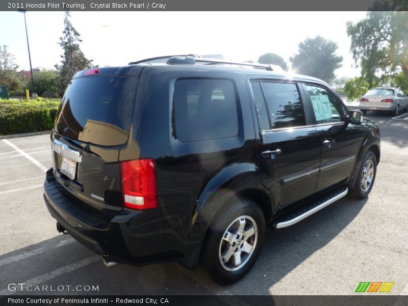 Crystal Black Pearl / Gray 2011 Honda Pilot Touring