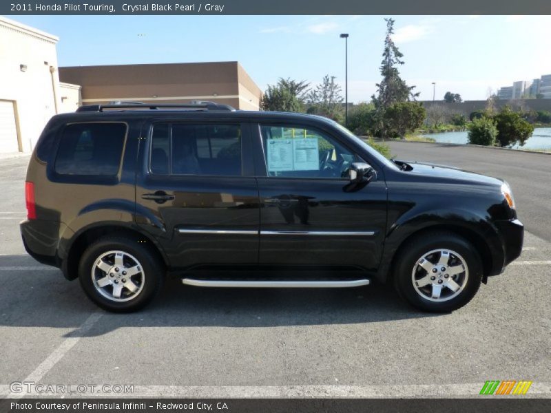 Crystal Black Pearl / Gray 2011 Honda Pilot Touring