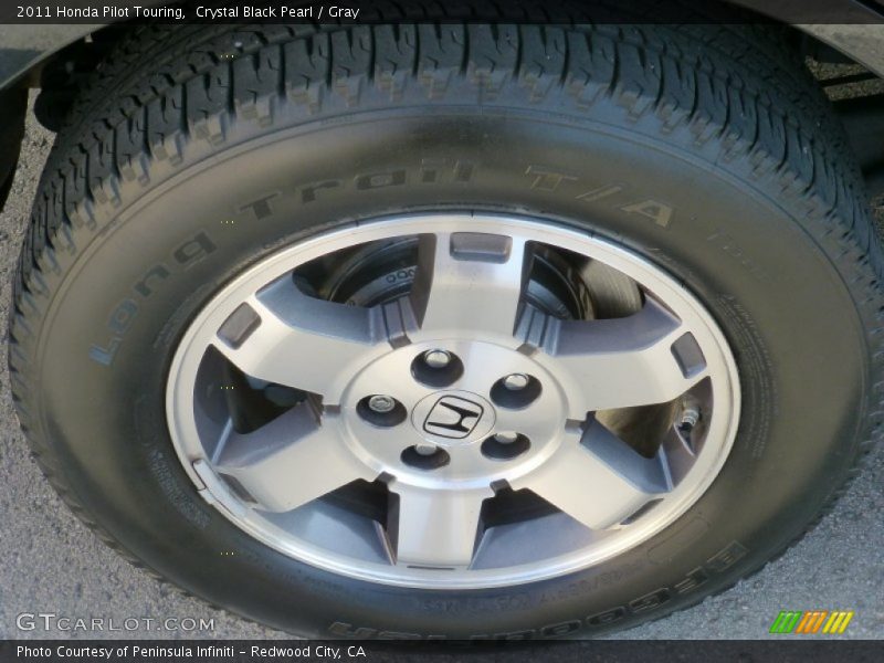 Crystal Black Pearl / Gray 2011 Honda Pilot Touring