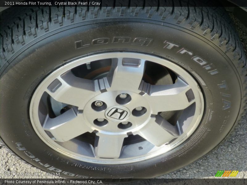 Crystal Black Pearl / Gray 2011 Honda Pilot Touring