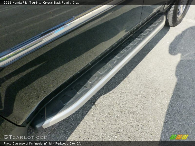 Crystal Black Pearl / Gray 2011 Honda Pilot Touring