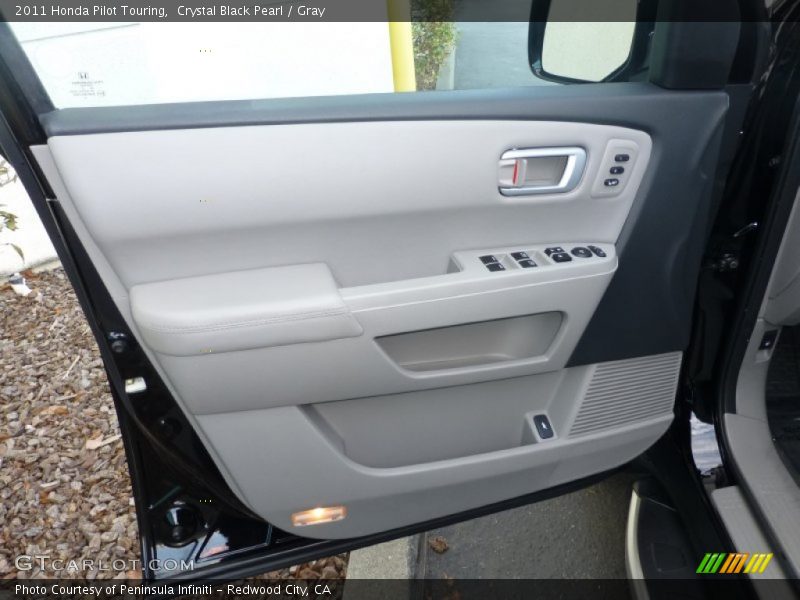 Crystal Black Pearl / Gray 2011 Honda Pilot Touring