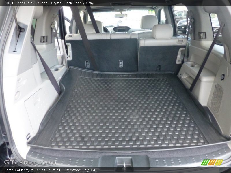 Crystal Black Pearl / Gray 2011 Honda Pilot Touring