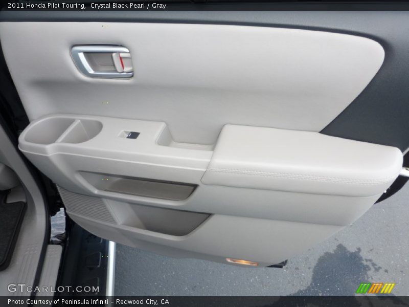 Crystal Black Pearl / Gray 2011 Honda Pilot Touring