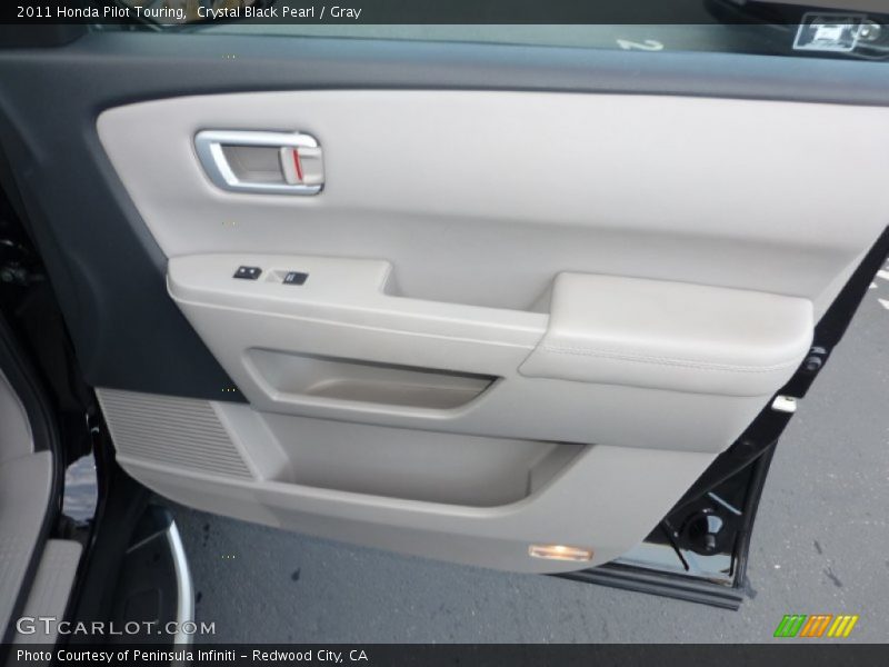 Crystal Black Pearl / Gray 2011 Honda Pilot Touring