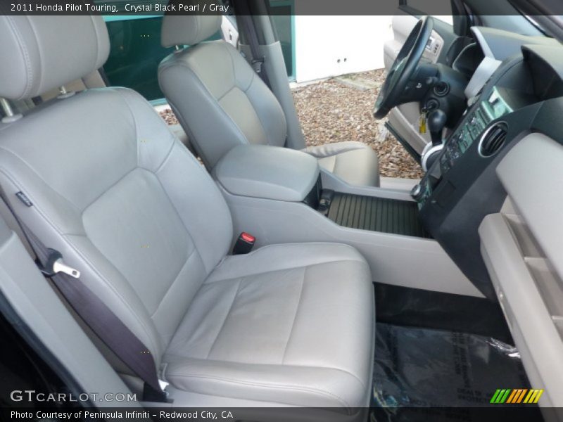 Crystal Black Pearl / Gray 2011 Honda Pilot Touring