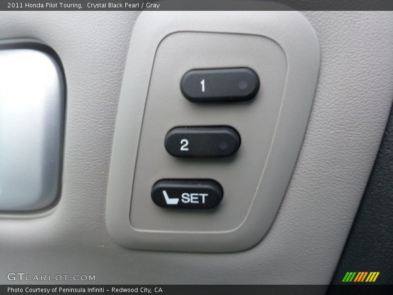 Crystal Black Pearl / Gray 2011 Honda Pilot Touring