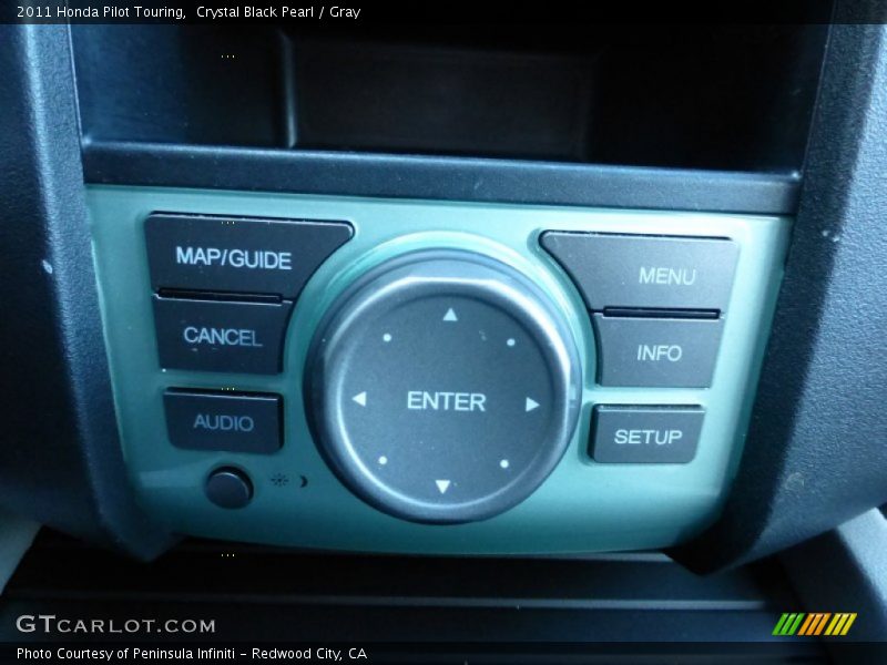 Crystal Black Pearl / Gray 2011 Honda Pilot Touring