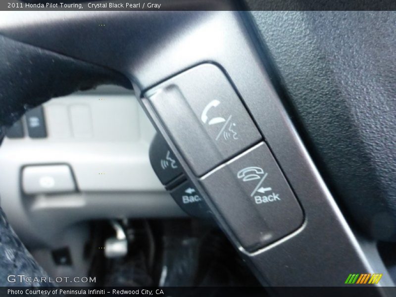Crystal Black Pearl / Gray 2011 Honda Pilot Touring