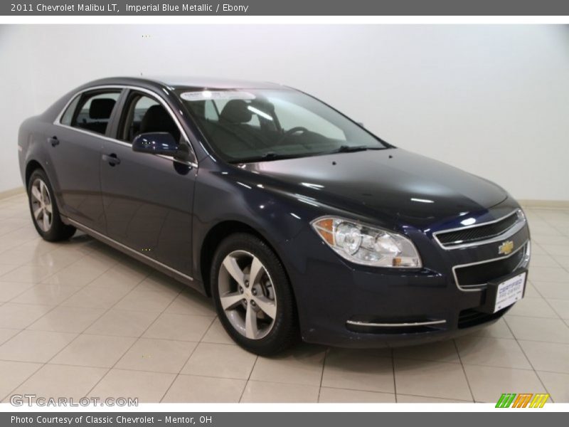 Imperial Blue Metallic / Ebony 2011 Chevrolet Malibu LT