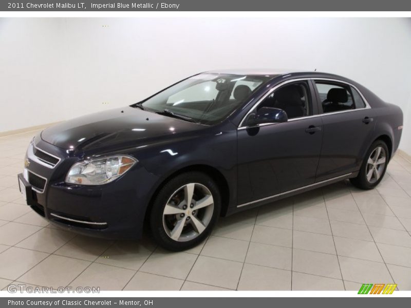 Imperial Blue Metallic / Ebony 2011 Chevrolet Malibu LT